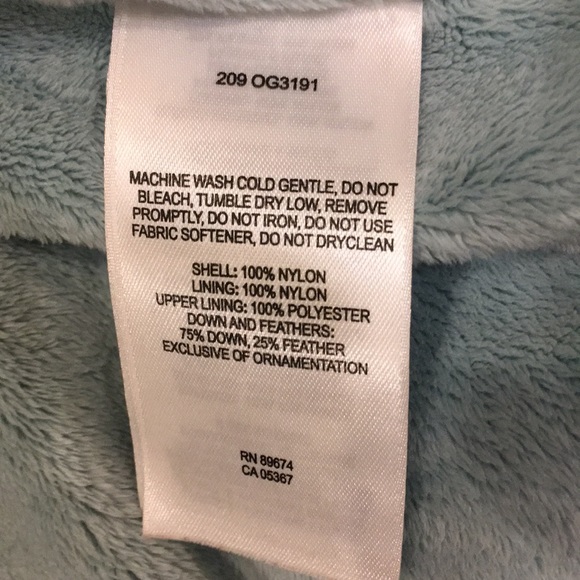 Mountain Hardware Blue down puffer coat - Picture 5 of 6